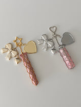 Metal Lipstick Holder Keychain