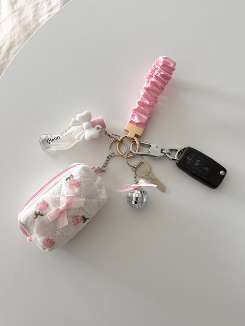Belle Scrunchie Keychain Charm
