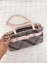 Dolly Check Shoulder Bag