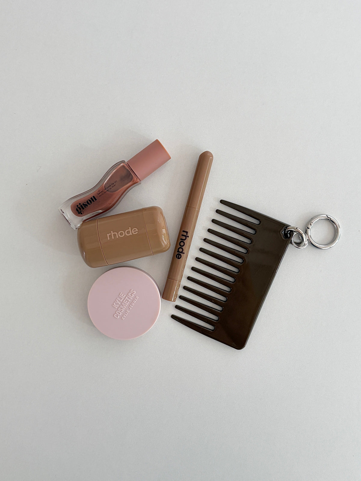 On-the-Go Comb Keychain Charm