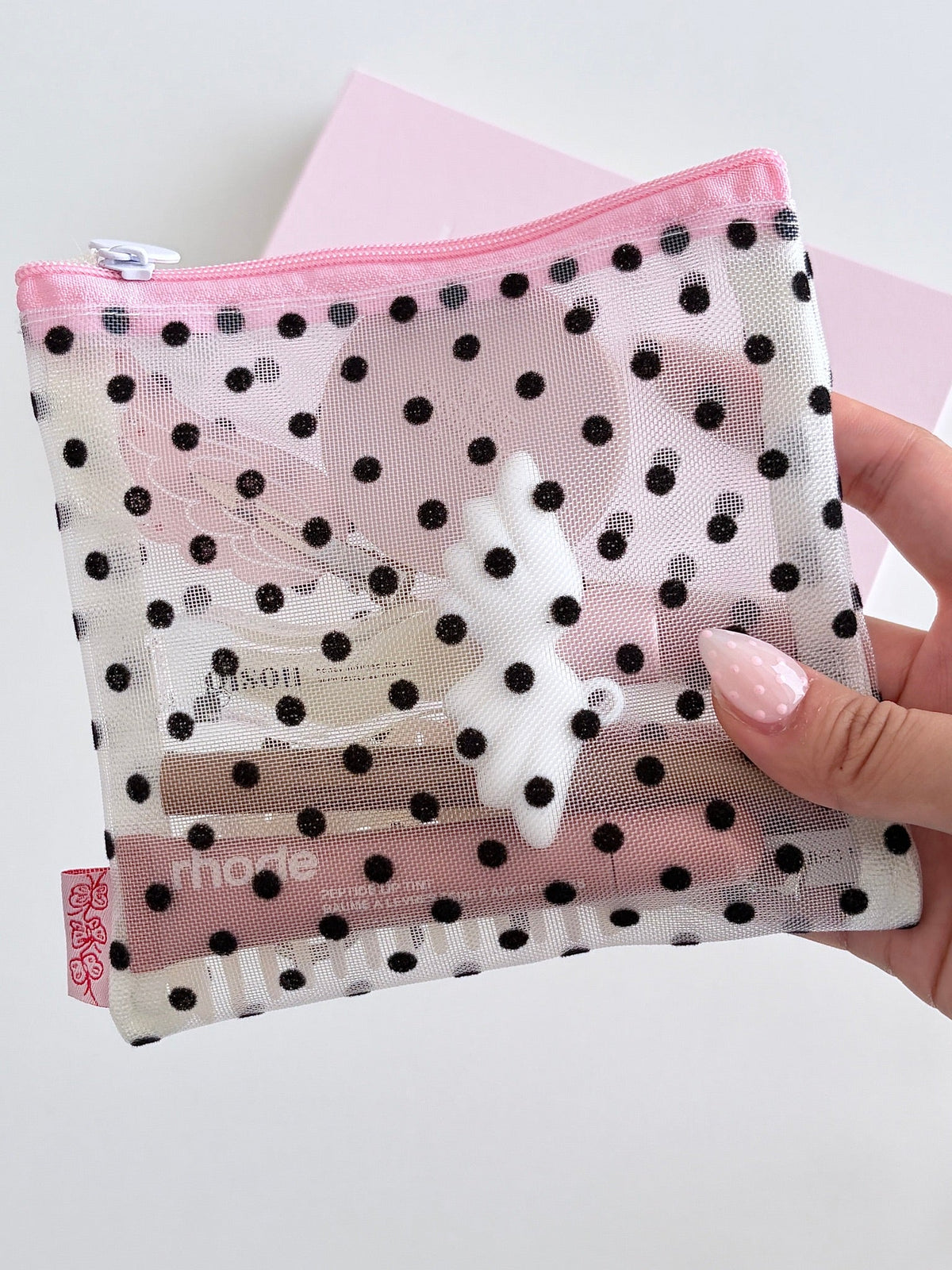 Mini Mesh Beauty Bag