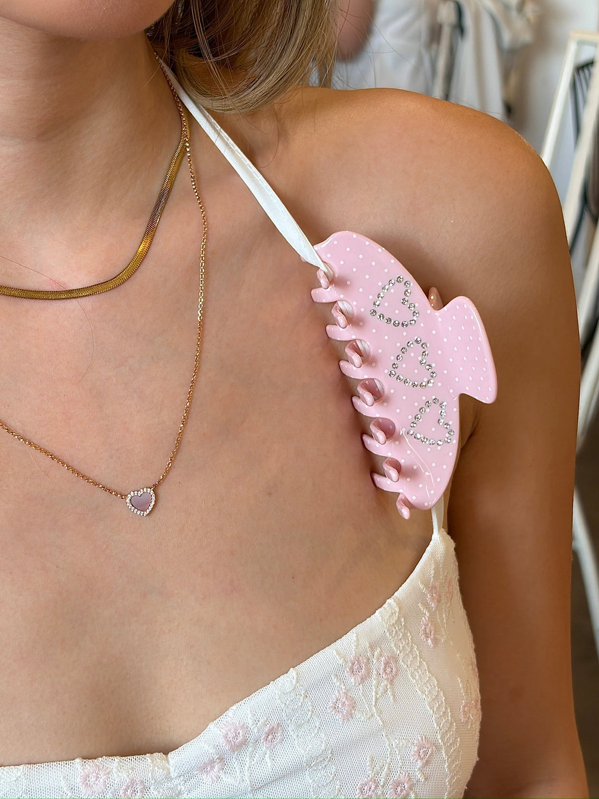 Pink Sugar Hair Claw Clip