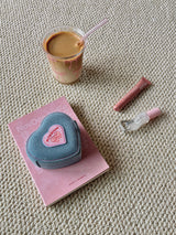 Denim Heart Jewelry Case