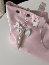 Metal Lipstick Holder Keychain
