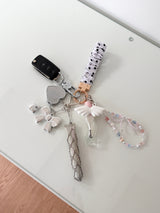 Belle Scrunchie Keychain Charm