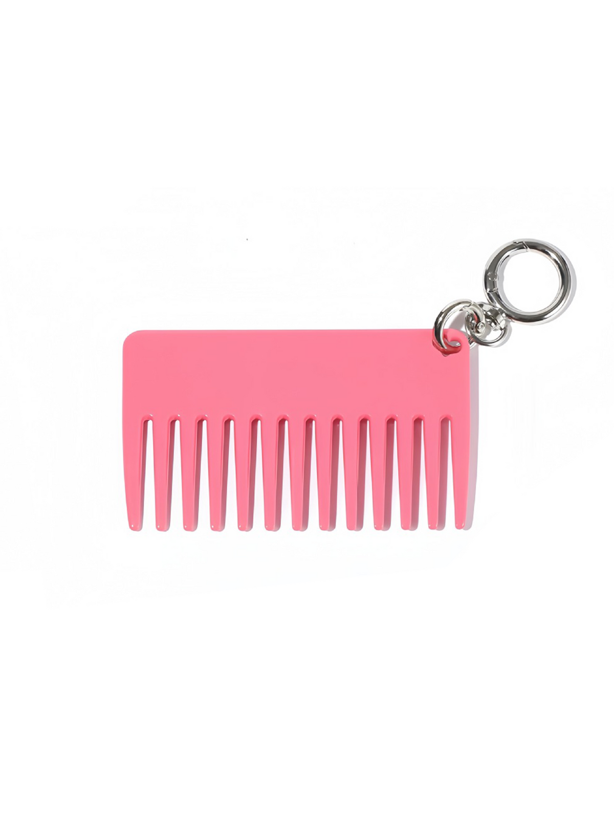 On-the-Go Comb Keychain Charm