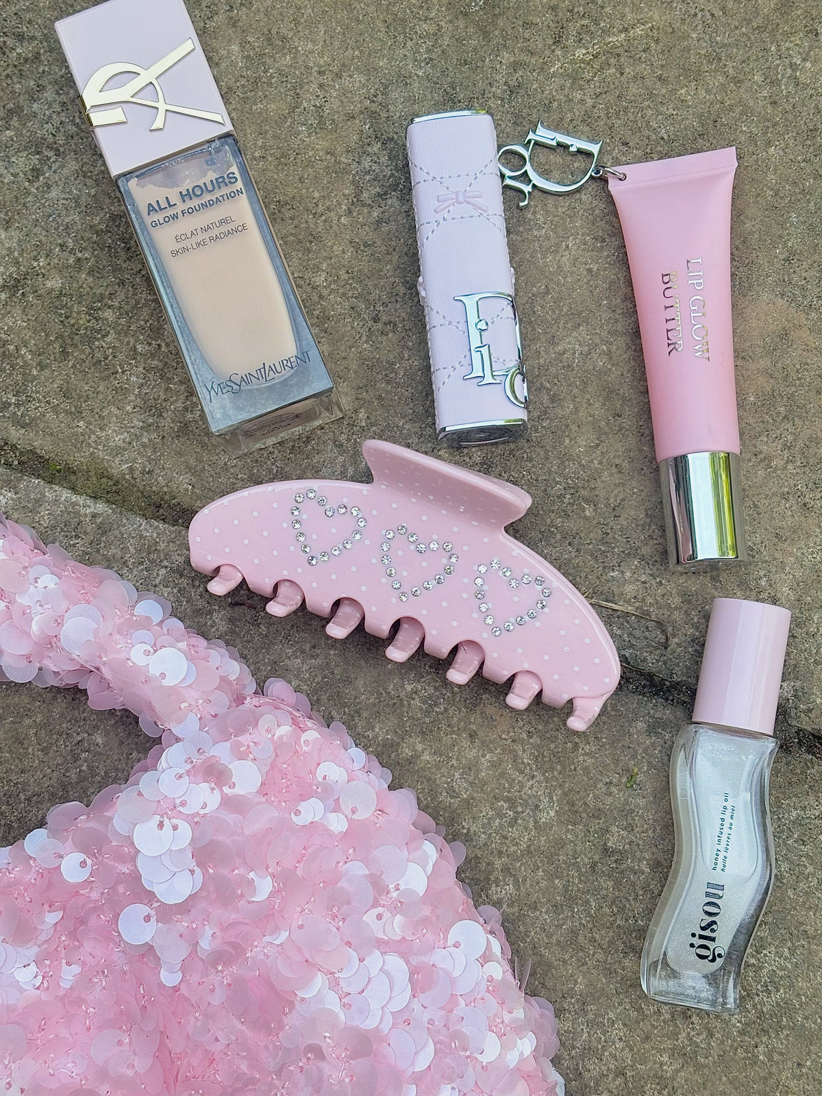 Pink Sugar Hair Claw Clip
