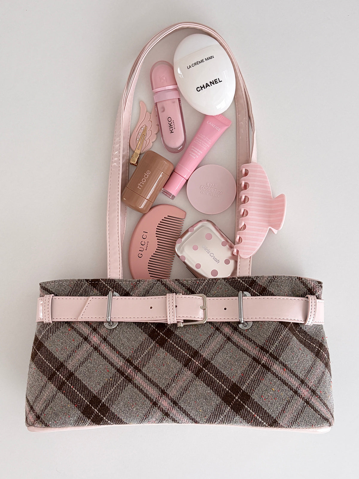 Dolly Check Shoulder Bag